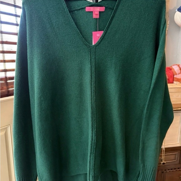 Lilly Pulitzer Women's Sevie Evergreen Sweater XL NWT $138 - Picture 4 of 8